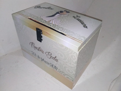 Imagen 9 de 9 de Urna Buzón Madera Boda 15 Años Cumples Personalizado Cuotas