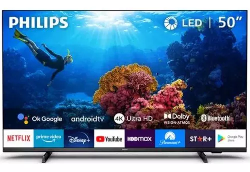 Smart TV 50 4K UHD Philips 50PUD7406/77