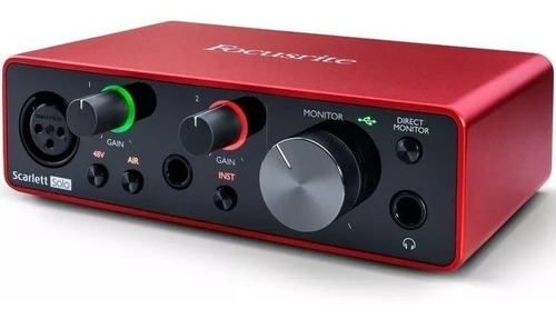 Interface De Audio Focusrite Scarlett Solo 3rd + Nf