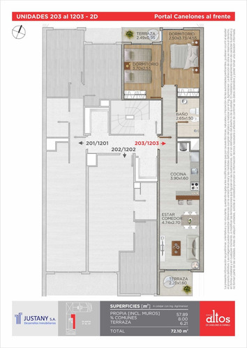 Imagen 7 de 7 de Apartamento De 2 Dormitorios En Cordon