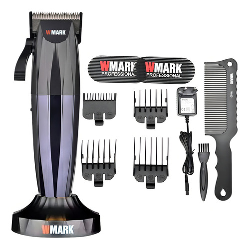 Kit Maquina De Corte Wmark Ng 222 Preto Com Base