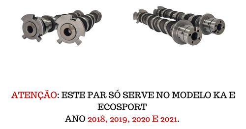 Par Comando Válvulas Ford Ecosport 1.5 12v Dragon 2018/2021