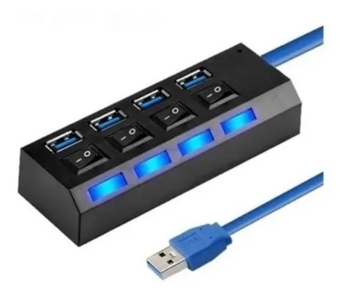 Imagen 1 de 2 de Hub De 4 Puertos Usb 3.0 Para iMac O Cualquier Pc