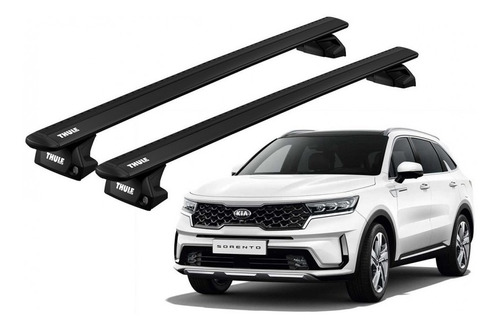 Barras Thule Kia Sorento 15-20 Ra / Wingbar Evo Black