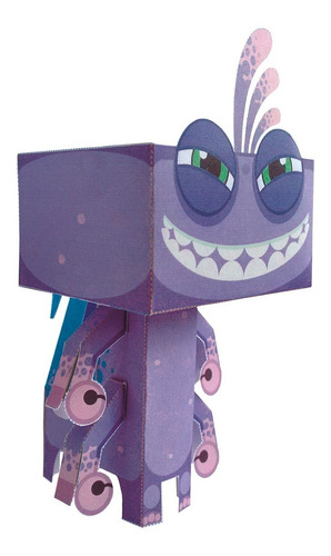 Monsters Inc, Armi Toys Kit 4 Piezas Muñecos Armables Cubes