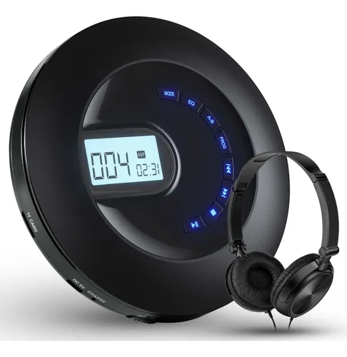 comprar Reproductor De Cd Portátil Arafuna Cd 5192 Recargable Con Au