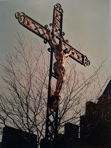 El Cristo De Carcassonne (francia) Fotografia Analoga 1996  
