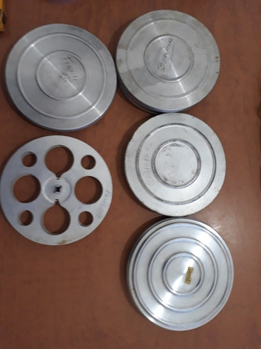 Latas De Película Con Supelicula,carretes Y Películas Mudas