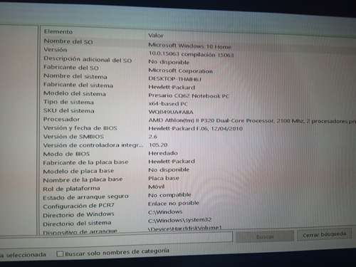Compaq Presario Cq62-209wm Piezas Precios En Descripción
