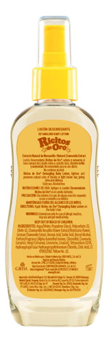 Loción Clarificante Ricitos De Oro Manzanilla Ricitos De Oro