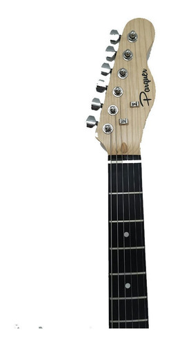 Imagen 4 de 10 de Guitarra Eléctrica Parquer Telecaster Negra Con Funda