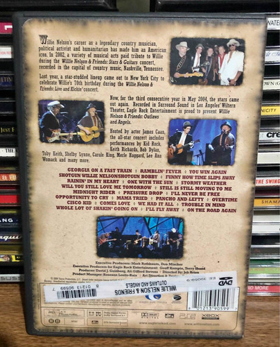 Dvd Willie Nelson & Friends. 2004. Importado.