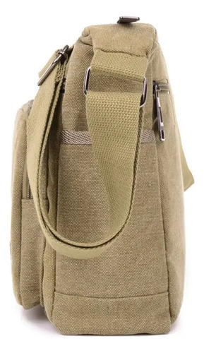 Bolsa De Lona Para Hombre Y Mujer, Casual, Con Capas