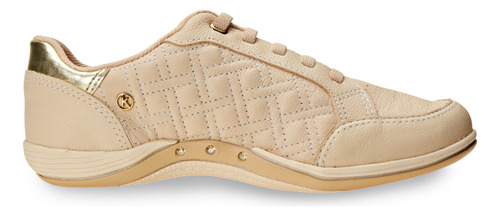 Tênis Casual Feminino Em Couro Kolosh