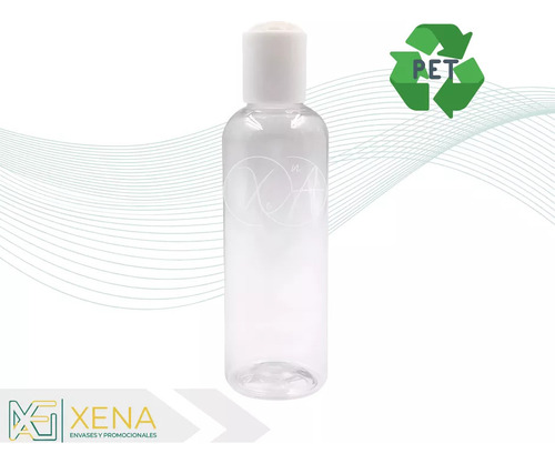 Botella Envase Plastico 100 Ml Tapa Disco 400 Pzs Mayoreo