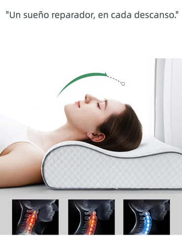 2 Piezas Almohadas Memory Foam, Almohada Memory Foam