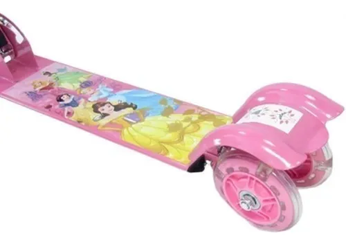 Scooter Disney Princesas 3 Ruedas C luz Color Morado Princesa Morado