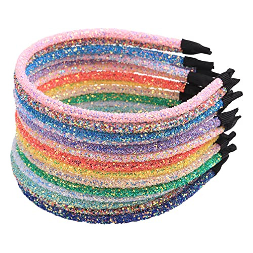 Xima 14pcs Glitter Cabezas Para Niñas De Pelo Y4pjw