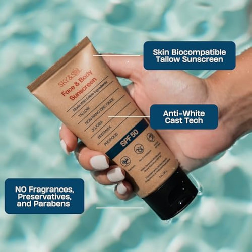 Protector Solar Mineral Natural No Tóxico Spf 50 |