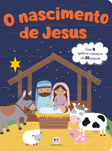 Livro O Nascimento De Jesus - Livro Quebra-cabeça - - [2023]