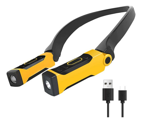 Mz Luz De Leitura Recarregável Por Usb Para Pescoço, 2