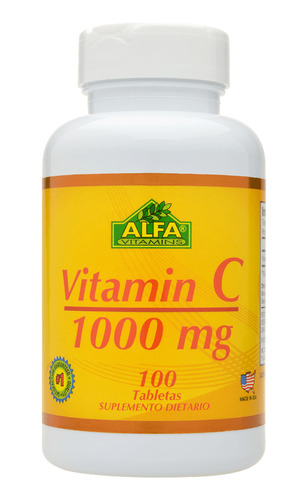 Alfa Vitamins Vitamin C 1000mg X 100 Tabletas