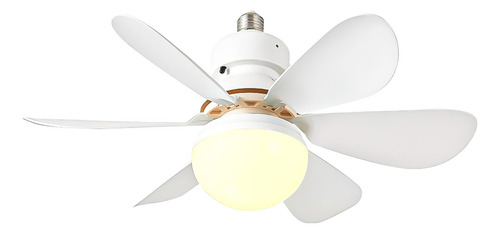 Cityluz Ventilador Con Control Remoto 5 Aspas 52 Cm Blanco 52 Cm Blanco Blanco Plástico 5