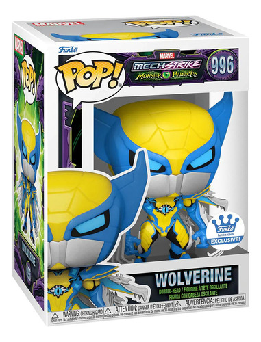 Funko Pop Wolverine Marvel X-men Monster Hunters Exclusivo