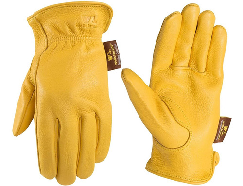 Wells Lamont 962 - Guantes De Piel De Ciervo Para Trabajo Y 