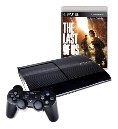 haga turismo crema Poderoso Sony PlayStation 3 Super Slim 500GB The Last of Us color charcoal black |  MercadoLibre