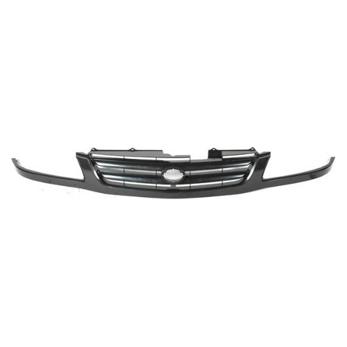 Carpartsdepot Rejilla Frontal Grill Montaje Negro Mate 5 400