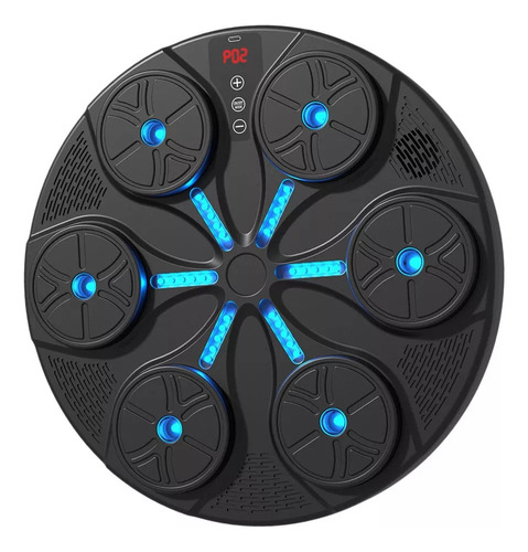 Máquina De Boxe De Música Eletrônico Parede Alvo Preto