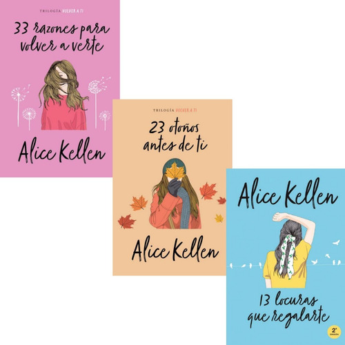 Imagen 1 de 5 de Trilogía Kellen Alice - 33 Razones + 23 Otoños + 13 Locuras