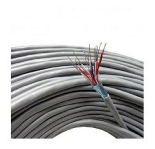 Cabo Interfonia Internet Ci 50x1 Par Rolo Com 100 Metros Blindado 100% Cobre