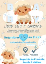 Comprar Convite Chá De Fraldas Virtual Convite Cha De Bebe Ovelha