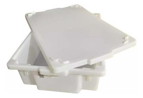 Kit 3 Caixas Frigorífico 40 Litros Com Tampa Para Açougue