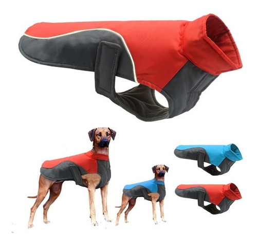 Parka Velkro Impermeable Para Tu Mascota Talla S - M - L