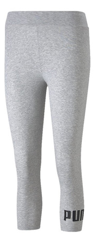 Leggings  Puma Ess 3/4 Logo  Mujer-gris