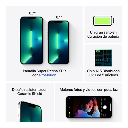 Imagen 6 de 8 de Apple iPhone 13 Pro Max (256 GB) - Plata