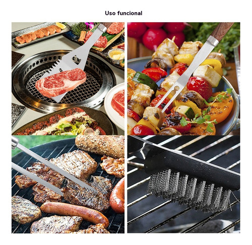 Kit Accesorios Y Utensilios Para Bbq Carne Asada 38 Piezas