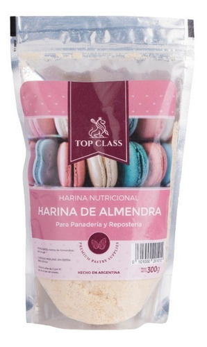 Harina De Almendras Blanca Sin Piel 100 Gr Top Class 