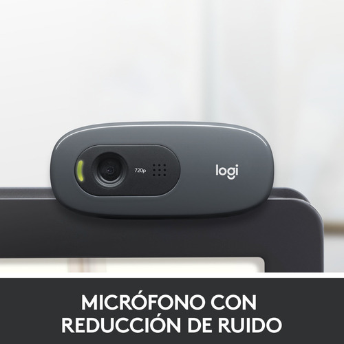 Imagen 5 de 8 de Cámara web Logitech C270 HD 30FPS color negro