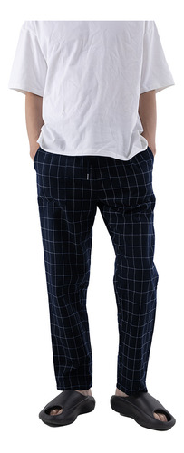 Pantalones De Pijama Casuales A Cuadros Astronómicos Para Ho