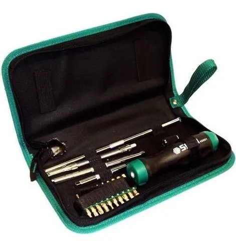 Juego De Destornilladores 26pz T/rachet Sata 09343