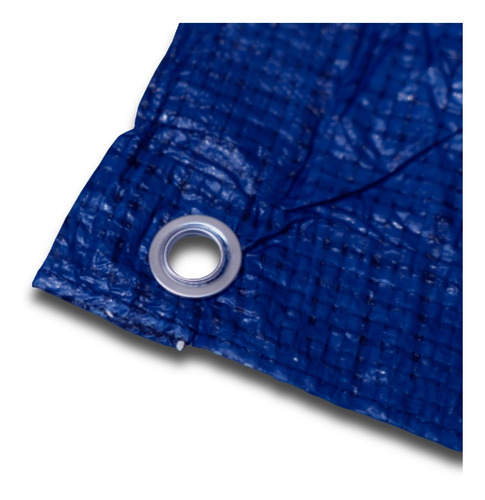 Imagem 5 de 8 de Lona Plástica Importway 70 Gsm 7,5 Metros X 6 Metros Azul