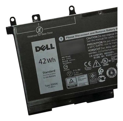 3dddg - Original Dell Battery 11.4 V 3500 Mah 42 Wh