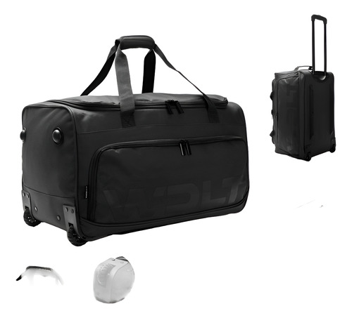 Bolso De Viaje Con Ruedas. Mummaaccesorios Negro Liso