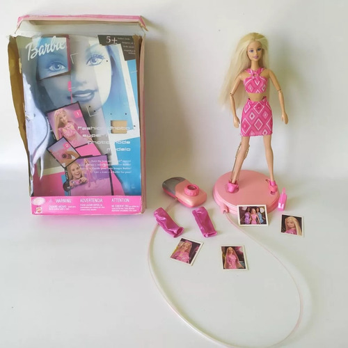 Barbie 2001 Fashion Photo Doll W Camera Mattel Caja Con Det (Usado)