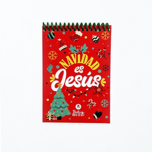 Anotador 10x14 Navidad Fin De Año Cristianos Pack X 50