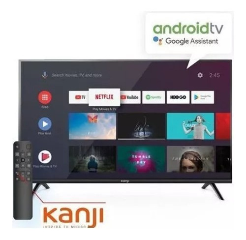 Imagen 2 de 8 de Smart Tv 32 Kanji Hd Con Android Tv Hey Google Con Garantia